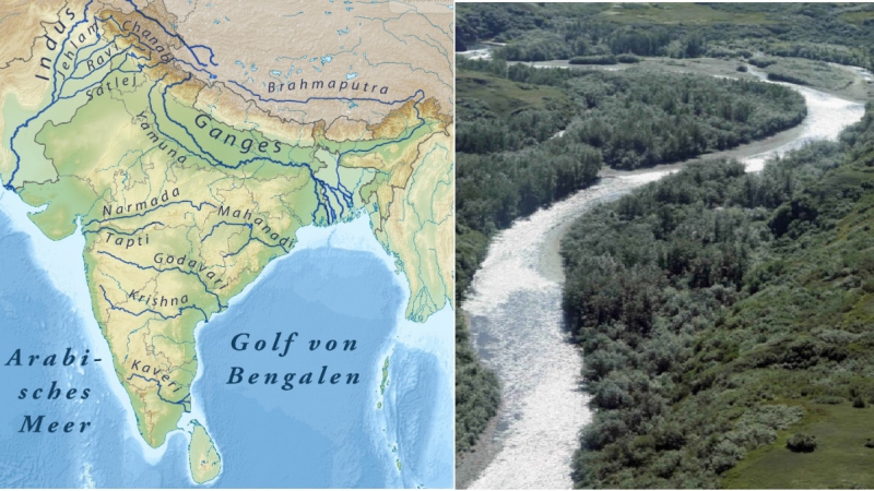 The rivers of the Peninsular India